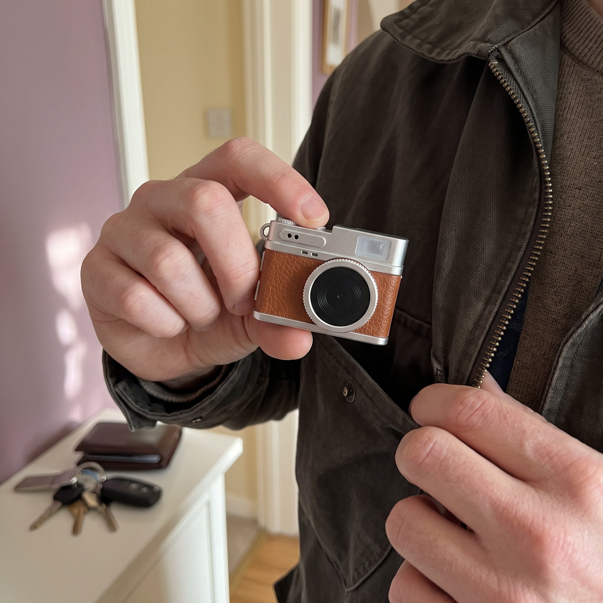 Little Snap camera in use on a day out with friends