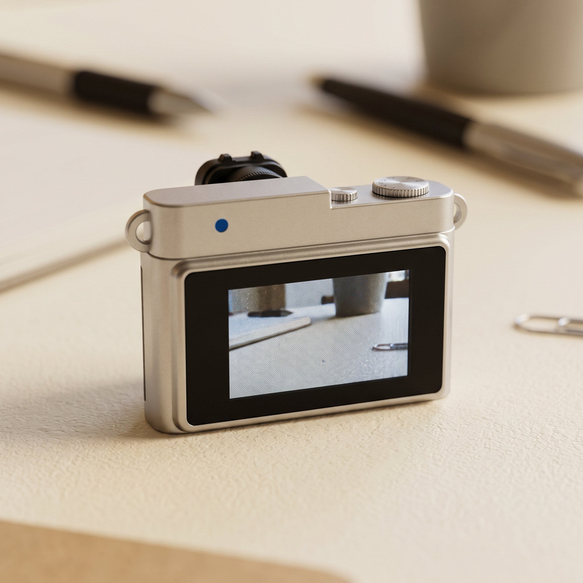 Rear screen on the Little Snap mini camera