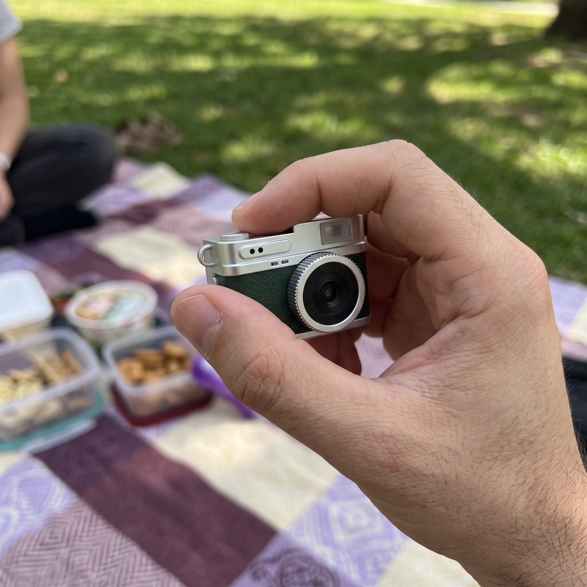 Little Snap mini camera in an owner photo, scene 2