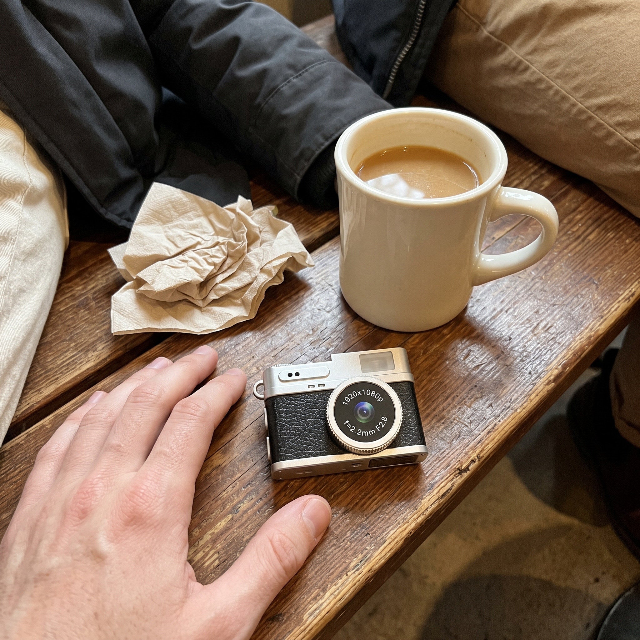 Little Snap mini camera in an owner photo, scene 11