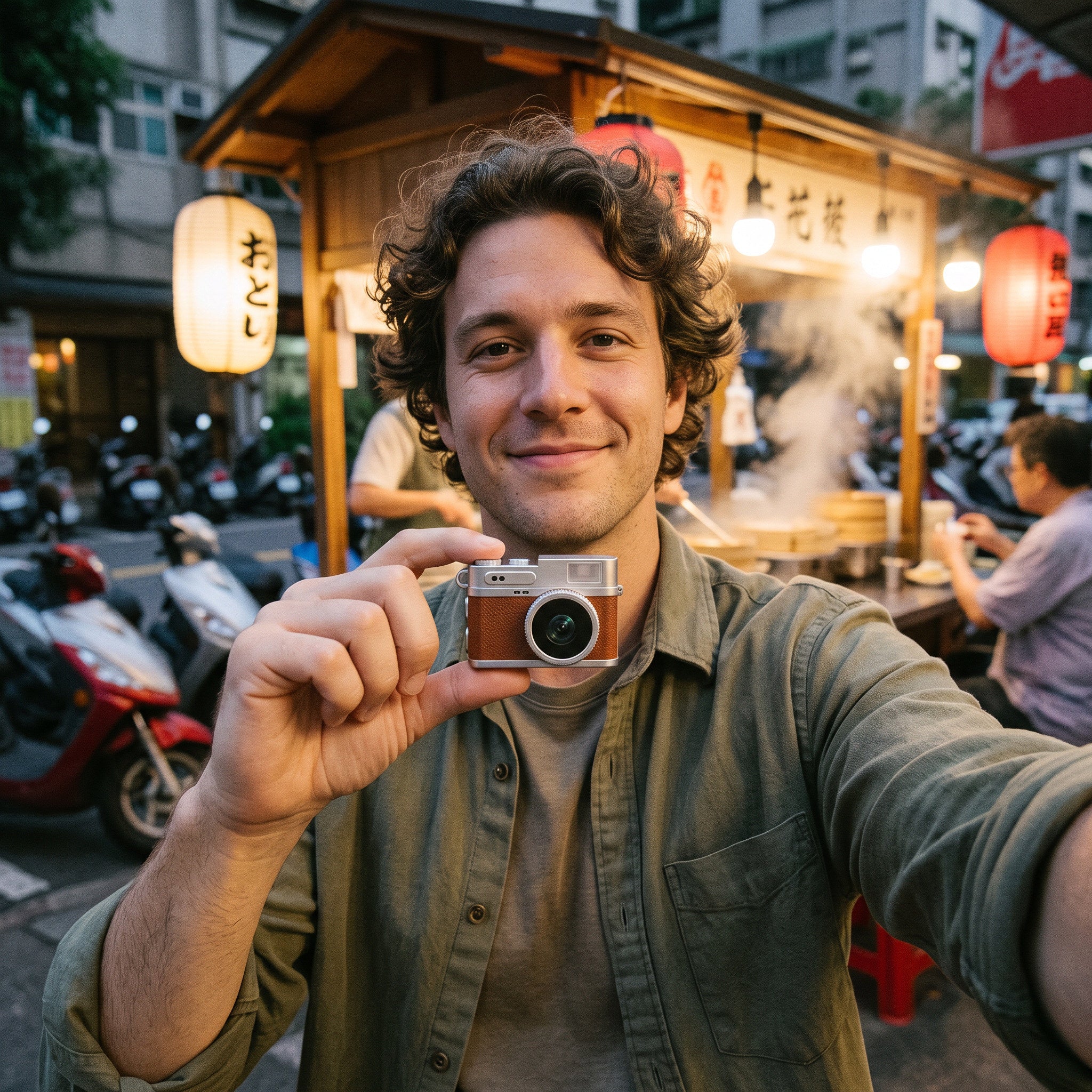 Little Snap mini camera in an owner photo, scene 12