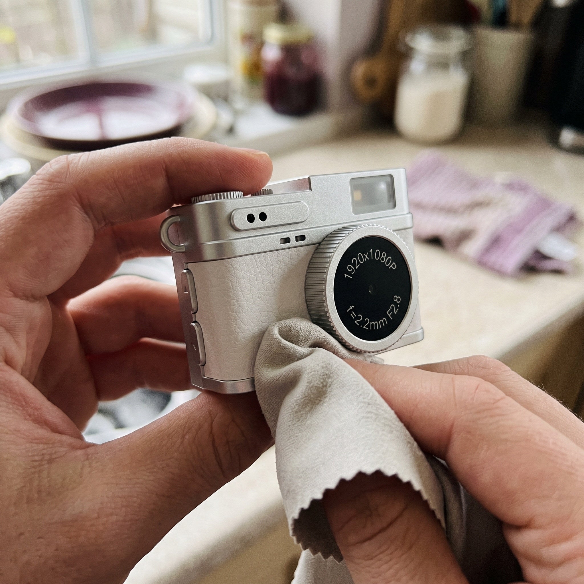 Little Snap mini camera in an owner photo, scene 14